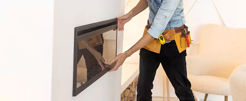 Metal Fireplace Installation in Vernon Hills, Illinois