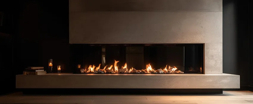 Gas Fireplace Ember Bed Design Services in Vernon Hills, Illinois