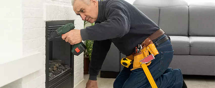 New Indoor Fireplace Installation in Vernon Hills, Illinois