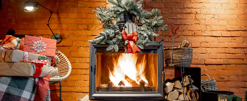Travis Industries Linear Gas Fireplace Installation in Vernon Hills, Illinois