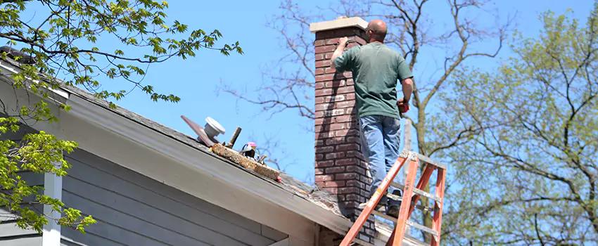 Vinyl and PVC Chimney Flashing Installation in Vernon Hills, IL