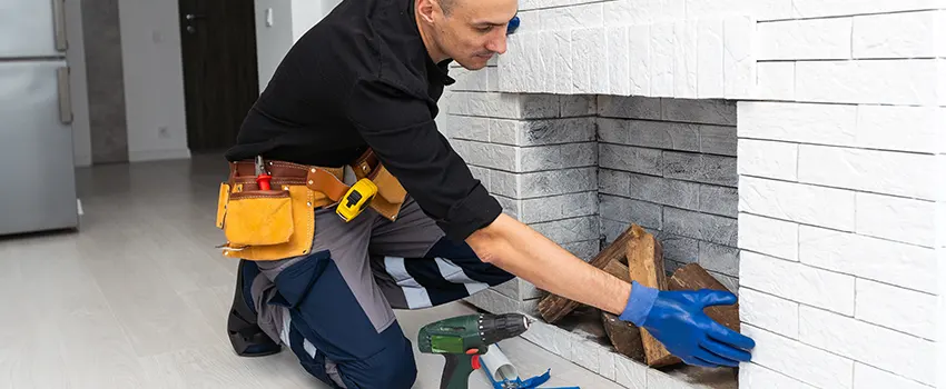 Fireplace Damaged Damper Frame Repair Services in Vernon Hills, Illinois