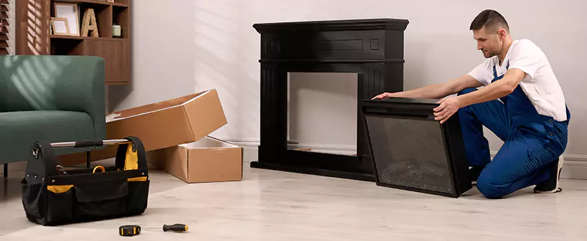 Old Rusted Metal Fireplace Repair And Replacement in Vernon Hills, IL